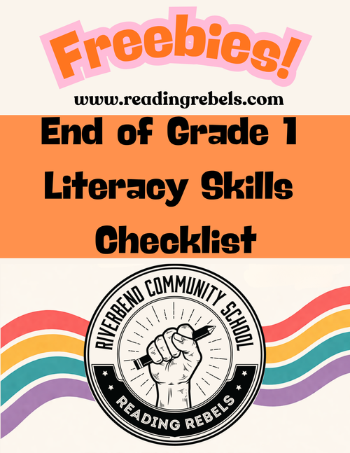 Free End of Grade 1 skills checklist and assessment tool